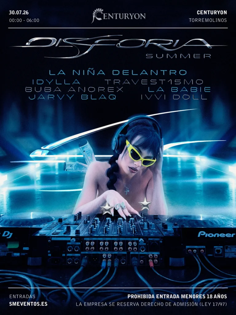 Cartel de DISFORIA_002 Summer en Centuryon Torremolinos